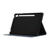 Samsung Galaxy Tab S7/S8 Leather Case with Holder - Golden Fabric Texture - 5