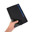 Samsung Galaxy Tab S7/S8 Leather Case with Holder - Golden Fabric Texture - 7