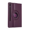 Samsung Galaxy Tab S7/S8 Litchi Texture 360 Flip Leather Case Purple - 3