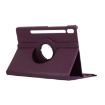 Samsung Galaxy Tab S7/S8 Litchi Texture 360 Flip Leather Case Purple - 5