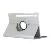Samsung Galaxy Tab S7/S8 Litchi Texture 360 Rotation Leather Case Silver - 5