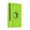 Samsung Galaxy Tab S7/S8 Litchi Texture 360 Rotating Leather Case Green - 3