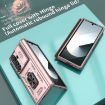 Samsung Galaxy Z Fold7 5G Case with Ring Stand - Rose Gold Hinge Cover - 5