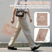 iPad Pro 13 2024 Case - Rotation Handle Holder Silicone Hybrid PC (Coffee) - 8