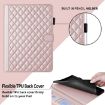 Samsung Galaxy Tab A8 10.5 Rhombus Leather Case - Rose Gold - 6