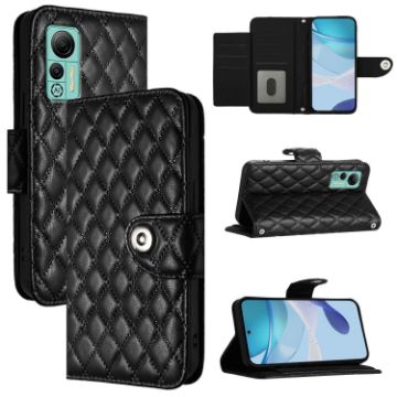 Ulefone Note 14 Flip Leather Phone Case with Lanyard - Black - 1