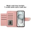 Ulefone Note 18 Ultra Coral Pink Flip Leather Case with Lanyard - 4