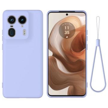 Moto X50 Ultra Purple Silicone Dropproof Full Coverage Case - 1