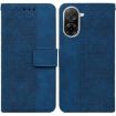 Redmi A5 4G Geometric Embossed Leather Phone Case Blue 171.7mm - 1