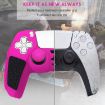 PS5 Black White Silicone Gamepad Case - No Rocker Caps Included - 4