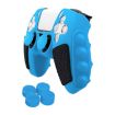 PS5 Blue Black Silicone Gamepad Case with Rocker Caps for Sony - 1