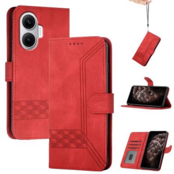 Red Flip Leather Phone Case for Redmi Turbo 4 Pro/Xiaomi Poco F7 - 1