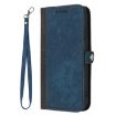 Redmi Turbo 4 Pro/Poco F7 Royal Blue Leather Phone Case with Strap - 2