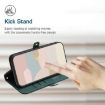 Redmi Turbo 4 Pro/Poco F7 Dark Green Leather Phone Case with Strap - 4