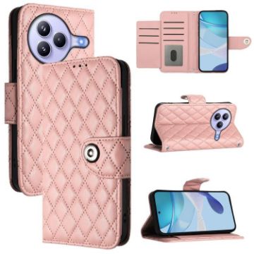 Xiaomi Civi 5 Pro 5G Coral Pink Flip Leather Case with Lanyard - 1