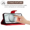 Xiaomi 15S Pro 5G Red Rhombic Texture Flip Leather Case with Lanyard - 3