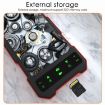 T21 4.5" IPS Screen Dual Camera 5.5mm Endoscope, 5m Cable (Black Red) - 7