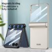 Samsung Galaxy Z Flip7 5G Case with Pen Box+Pen, Night Green, GKK Magnetic - 2