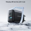 JOYROOM JR-TCF13 25W Dual USB & Type-C Charger, EU Plug, Black - 8