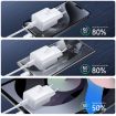 JOYROOM JR-TCF20 PD20W USB-C Charger, EU Plug, White - 7
