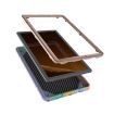 Samsung Galaxy Tab A8 Armor Holder Silicone Hybrid Case - Gradient Gold - 3