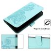 Redmi Turbo 4 Pro/Poco F7 Datura Flower Embossed Flip Case Light Blue - 6