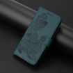 Redmi Turbo 4 Pro/Poco F7 Datura Flower Embossed Leather Case (Green) - 2