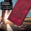 Redmi Turbo 4 Pro/Poco F7 Elephant Embossed Leather Case Rose Red - 6