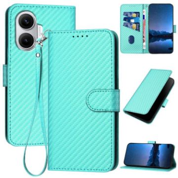 Redmi Turbo 4 Pro/Poco F7 Carbon Fiber Leather Case with Lanyard - 1