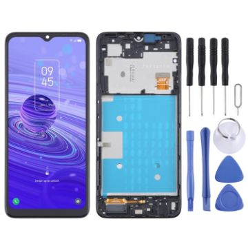 TCL 40 R T771K OEM LCD Screen Digitizer Assembly with Frame - 1
