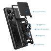 Xiaomi Poco F6 Case - Blue Sliding Camera Cover TPU Hybrid PC Design - 3