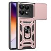 Xiaomi Poco F6 Pro Case Rose Gold - Sliding Camera Cover TPU Hybrid PC - 1