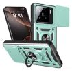 Xiaomi 15 Phone Case Mint Green - Sliding Camera Cover TPU Hybrid PC - 1