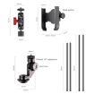 Bicycle Handlebar Phone Holder Clamp with 40cm Rod Pea Clip - 7