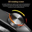 1.3" Leather Band IP68 Waterproof Smart Watch with Bluetooth Call Brown - 6