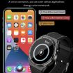 1.3" Leather Band IP68 Waterproof Smart Watch with Bluetooth Call Brown - 8