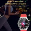 Red 1.3" Silicone Band Smart Watch IP68 Waterproof with Bluetooth Call - 9