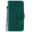 Redmi A5 4G Green Leather Phone Case - Butterfly Rose Embossed 171.7mm - 3