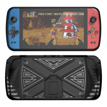 SUBOR Q900 TPU Game Console Protective Case with Holder - Black - 1