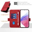 Xiaomi 15S Pro 5G Red Embossed Rose RFID Leather Phone Case - 4