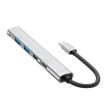 5 in 1 USB-C/Type-C Multi-function HUB Adapter - Silver - 2