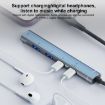 5 in 2 Multi-function HUB Adapter USB-C/Type-C + USB-A Silver - 9