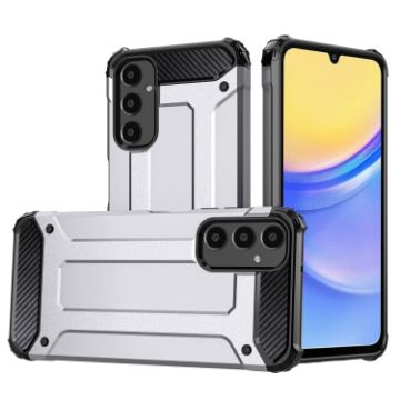 Samsung Galaxy A15 Magic Armor Silver TPU + PC Phone Case - 1