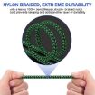 USB-A to Dual 3.5mm Audio Adapter Cable, 3m, Green - 5