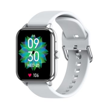 CY13 1.9" IPS Smart Watch, Bluetooth Calls & Health Monitoring, Silver - 1