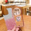 Xiaomi 14 Ultra Silver Glitter Butterfly Holder TPU Case - 4