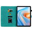 itel VistaTab 30 Green Lily Embossed Leather Tablet Case - 3