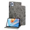 itel VistaTab 30 Grey Tiger Pattern Flip Leather Tablet Case - 1