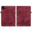 itel Pad One 10.1 Red Butterfly Rose Embossed Leather Tablet Case - 3