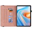 itel VistaTab 30 Butterfly Rose Embossed Leather Tablet Case - Rose Red - 3
